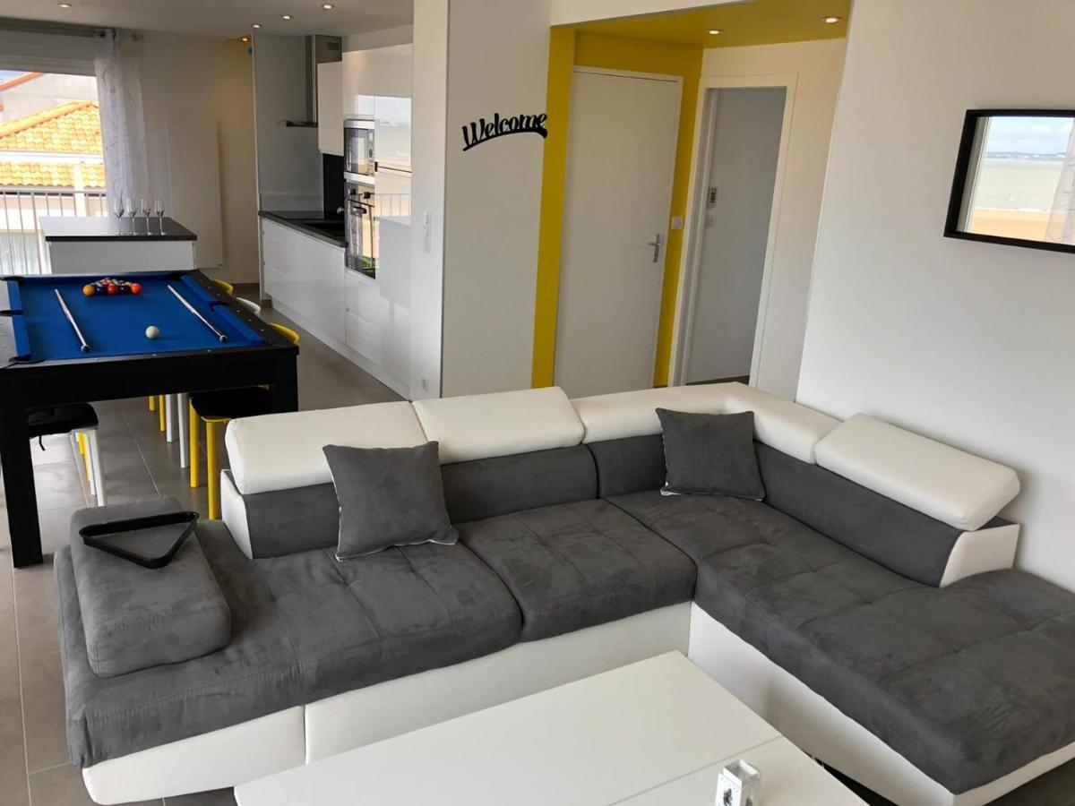 Appartement "Envies D'Ailleurs" Vue Mer แซ็ง-เบรแว็ง-เล-แป็ง ภายนอก รูปภาพ